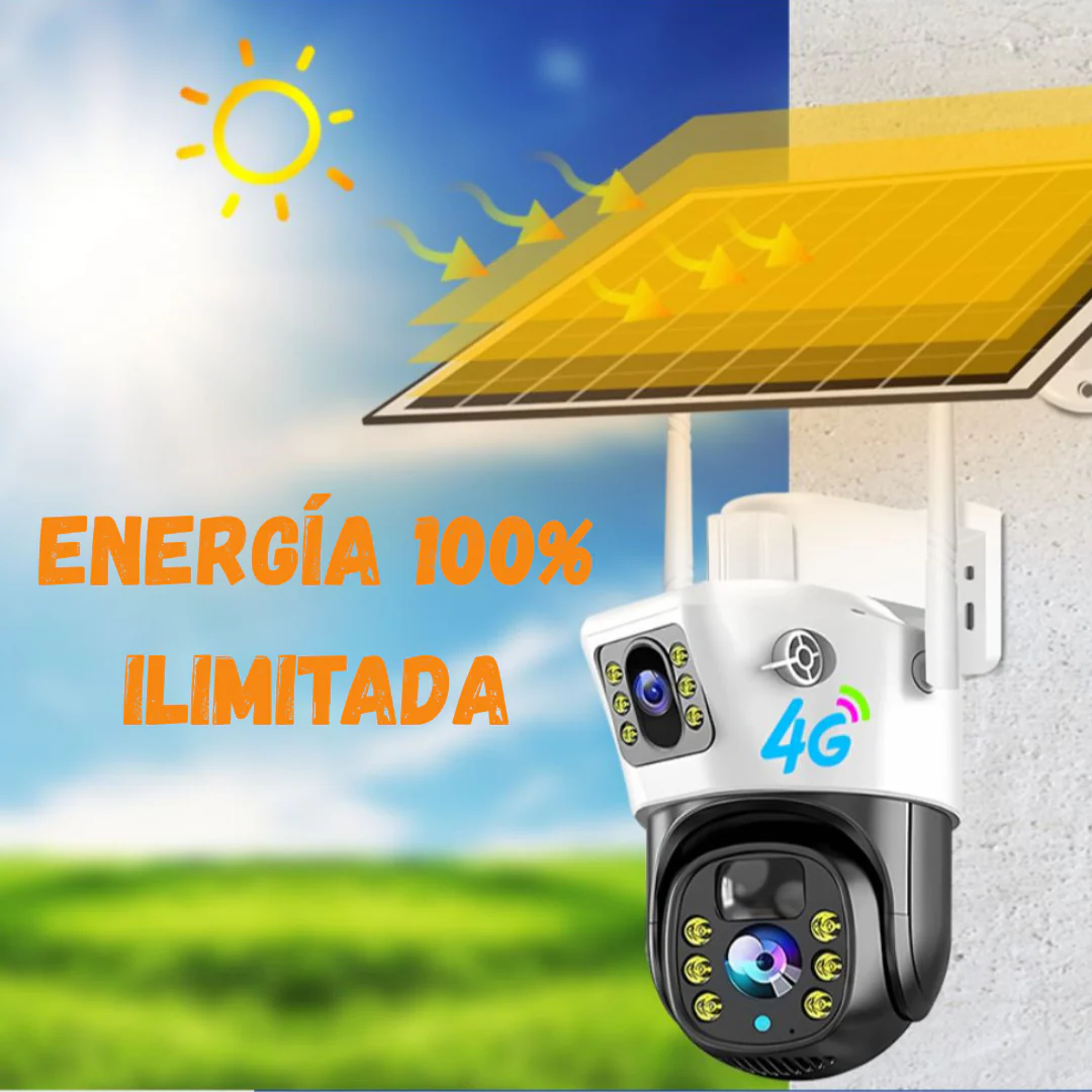Cámara de seguridad doble lente con panel YW09 🔥- Envío Gratis - Paga al Recibir