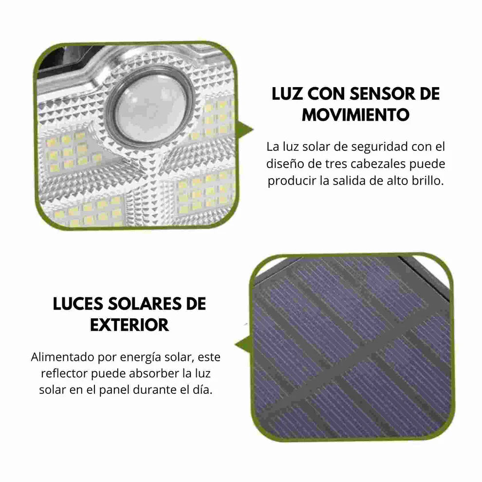 Reflector Solar 3 Cabezales Eternalfree - Envío Gratis