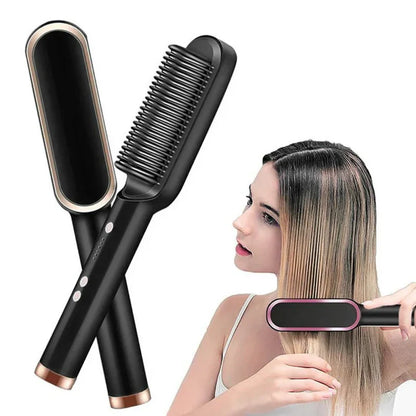 Cepillo Alisador | SoftHair™ 🔥Anti quemaduras 5 Niveles 45w🔥- Envío Gratis