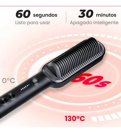Cepillo Alisador | SoftHair™ 🔥Anti quemaduras 5 Niveles 45w🔥- Envío Gratis