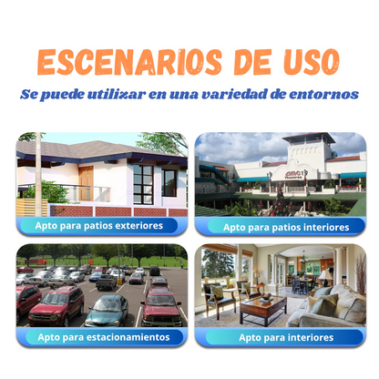 Cámara de seguridad doble lente con panel YW09 🔥- Envío Gratis - Paga al Recibir